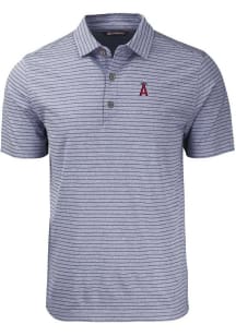 Cutter and Buck Los Angeles Angels Big and Tall Navy Blue Forge Heather Stripe Big and Tall Golf..
