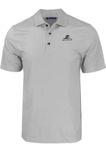 Cutter and Buck Providence Friars Mens Grey Pike Eco Geo Print Short Sleeve Polo