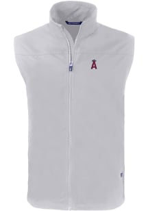 Cutter and Buck Los Angeles Angels Mens Grey Charter Sleeveless Jacket