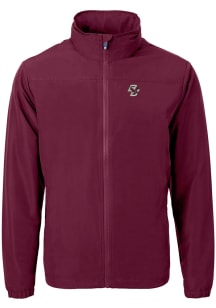 Cutter and Buck Boston College Eagles Mens Maroon Charter Eco Light Weight Jacket