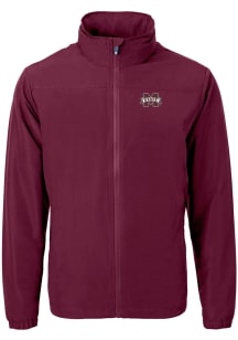 Cutter and Buck Mississippi State Bulldogs Mens Maroon Charter Eco Light Weight Jacket
