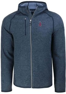 Cutter and Buck Los Angeles Angels Mens Navy Blue Mainsail Light Weight Jacket