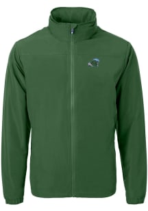 Cutter and Buck Tulane Green Wave Mens Green Charter Eco Light Weight Jacket