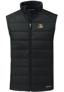Cutter and Buck LSU Tigers Mens Black Evoke Sleeveless Jacket