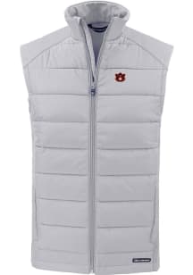 Cutter and Buck Auburn Tigers Mens Charcoal Evoke Sleeveless Jacket