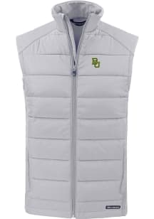 Cutter and Buck Baylor Bears Mens Charcoal Evoke Sleeveless Jacket