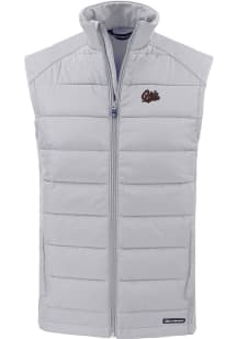 Cutter and Buck Montana Grizzlies Mens Charcoal Evoke Sleeveless Jacket
