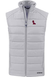 Cutter and Buck Ole Miss Rebels Mens Charcoal Evoke Sleeveless Jacket