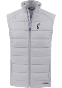 Mens Cincinnati Bearcats Charcoal Cutter and Buck Evoke Vest