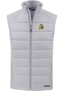 Mens Oregon Ducks Charcoal Cutter and Buck Evoke Vest