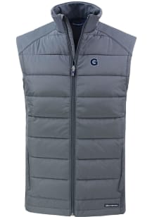Cutter and Buck Georgetown Hoyas Mens Grey Evoke Sleeveless Jacket