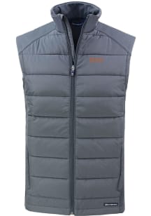 Cutter and Buck Pacific Tigers Mens Grey Evoke Sleeveless Jacket