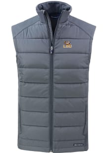 Cutter and Buck LSU Tigers Mens Grey Evoke Sleeveless Jacket
