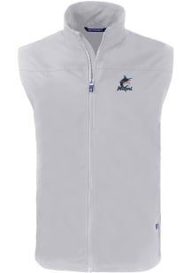 Cutter and Buck Miami Marlins Big and Tall Grey Charter Mens Vest