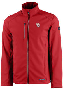 Cutter and Buck Oklahoma Sooners Mens Red Evoke Light Weight Jacket