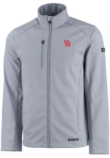 Cutter and Buck Houston Cougars Mens Charcoal Evoke Light Weight Jacket