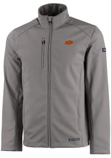 Cutter and Buck Oklahoma State Cowboys Mens Grey Evoke Light Weight Jacket