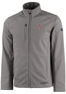 Cutter and Buck Ole Miss Rebels Mens Grey Evoke Light Weight Jacket