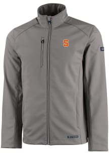 Cutter and Buck Syracuse Orange Mens Grey Evoke Light Weight Jacket
