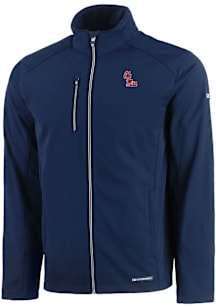 Cutter and Buck Ole Miss Rebels Mens Navy Blue Evoke Light Weight Jacket