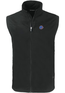 Cutter and Buck Boise State Broncos Mens Black Charter Sleeveless Jacket
