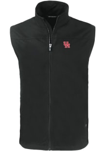 Cutter and Buck Houston Cougars Mens Black Charter Sleeveless Jacket