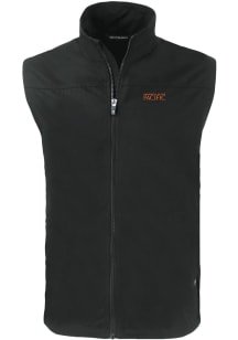 Cutter and Buck Pacific Tigers Mens Black Charter Sleeveless Jacket