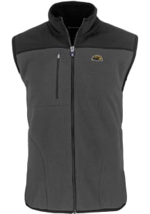 Cutter and Buck Southern Mississippi Golden Eagles Mens Grey Cascade Sherpa Sleeveless Jacket