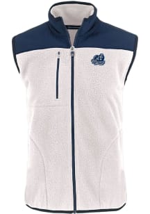 Cutter and Buck Old Dominion Monarchs Mens White Cascade Sherpa Sleeveless Jacket