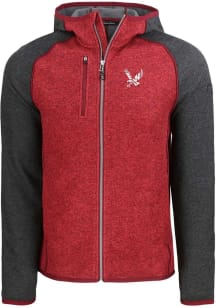 Cutter and Buck Eastern Washington Eagles Mens Red Mainsail Light Weight Jacket