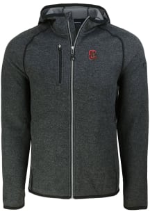 Cutter and Buck Cornell Big Red Mens Charcoal Mainsail Light Weight Jacket