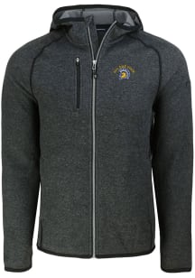 Cutter and Buck San Jose State Spartans Mens Charcoal Mainsail Light Weight Jacket
