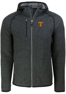 Cutter and Buck Tennessee Volunteers Mens Charcoal Mainsail Light Weight Jacket