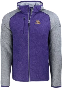 Cutter and Buck LSU Tigers Mens Purple Mainsail Light Weight Jacket