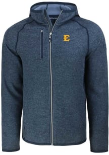 Cutter and Buck East Tennesse State Buccaneers Mens Navy Blue Mainsail Light Weight Jacket