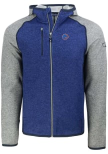 Cutter and Buck Boise State Broncos Mens Blue Mainsail Light Weight Jacket