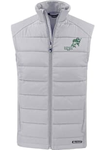 Cutter and Buck North Dakota State Bison Mens Charcoal Evoke Vintage Sleeveless Jacket