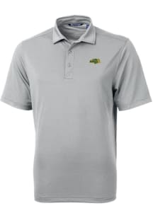 Cutter and Buck North Dakota State Bison Grey Virtue Eco Pique Big and Tall Polo