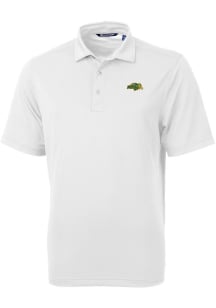 Cutter and Buck North Dakota State Bison White Virtue Eco Pique Big and Tall Polo