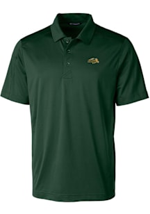 Cutter and Buck North Dakota State Bison Mens Green Prospect Short Sleeve Polo