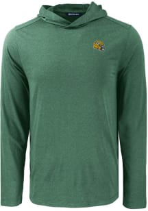 Cutter and Buck Green Bay Packers Mens Green Helmet Coastline Eco Long Sleeve Hoodie