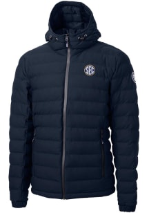Cutter and Buck SEC Mens Navy Blue Mission Ridge Repreve Filled Jacket