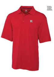 Cutter and Buck Rutgers Scarlet Knights Mens Red DryTec Championship Short Sleeve Polo