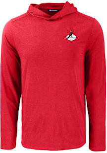 Cutter and Buck Arizona Cardinals Mens Red Historic Coastline Eco Long Sleeve Hoodie
