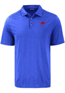 Cutter and Buck Buffalo Bills Mens Blue Historic Coastline Eco Short Sleeve Polo