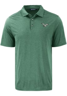 Cutter and Buck Philadelphia Eagles Mens Green Historic Coastline Eco Short Sleeve Polo