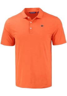 Cutter and Buck Cincinnati Bengals Mens Orange Coastline Eco Short Sleeve Polo