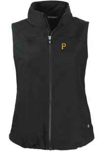 Cutter and Buck Pittsburgh Pirates Womens Black Charter Vest