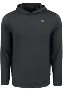 Cutter and Buck Jacksonville Jaguars Mens Black Coastline Eco Long Sleeve Hoodie