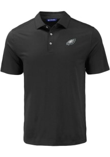 Cutter and Buck Philadelphia Eagles Mens Black Coastline Eco Short Sleeve Polo